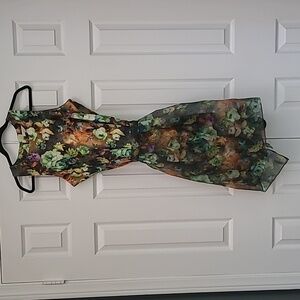 2-Piece Sheath Dress with Overskirt